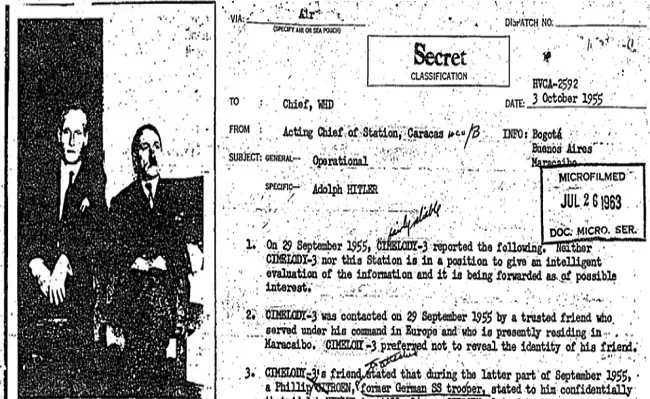 Le fantôme d’Hitler en Amérique du Sud : Des archives déclassifiées remettent tout en question